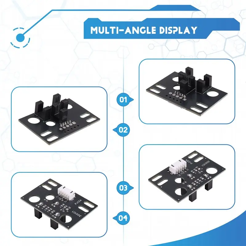 FSTE-Balance Machine Accessories Photoelectric Sensor Position Sensing Board Position Sensing Board 32 Gear Disc Sensor