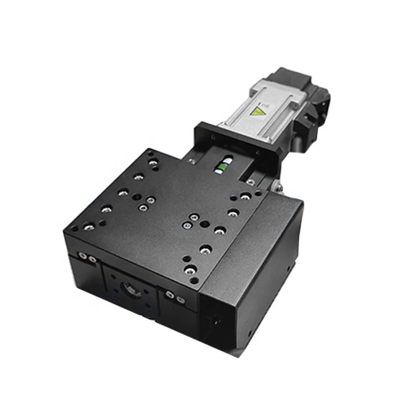 Factory Sale 80*80mm Assemblable X Axis Motorized Stage Electric Transalation Linear Motion Guide for Test Motorized Stage