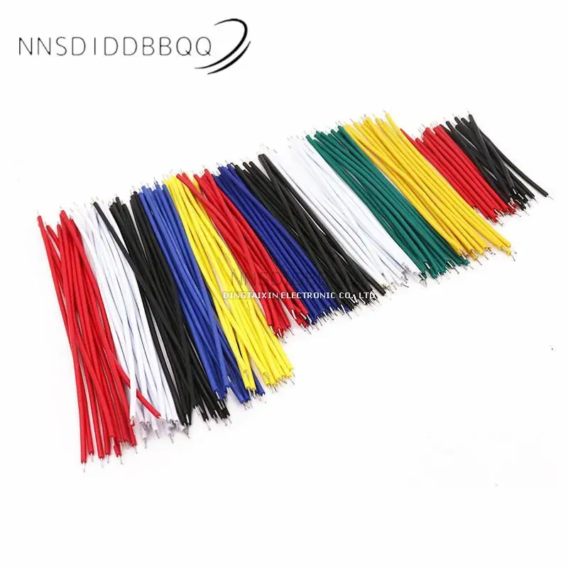 24# Common Wire Package Double End Tinned Colorful Connecting Wire 5cm 8cm 10cm 13-Kinds Each 10PCS