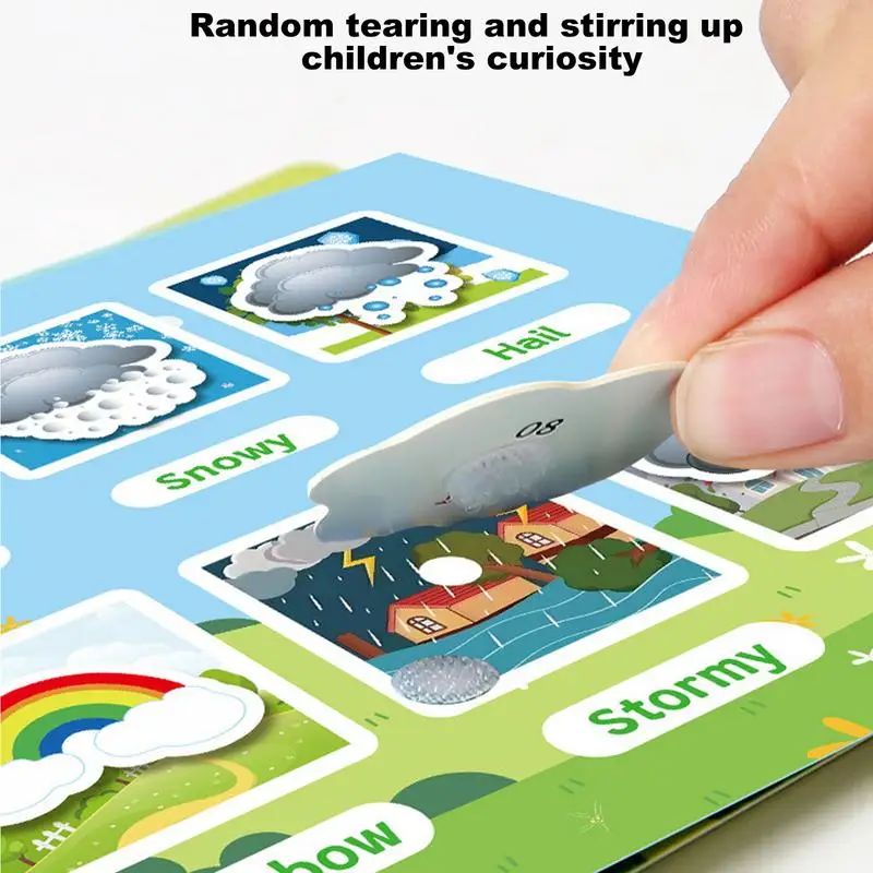 Autocollants de scène Montessori pour enfants, autocollants éducatifs de reconnaissance des lettres et des nombres, livres créatifs, jouet d'apprentissage préscolaire