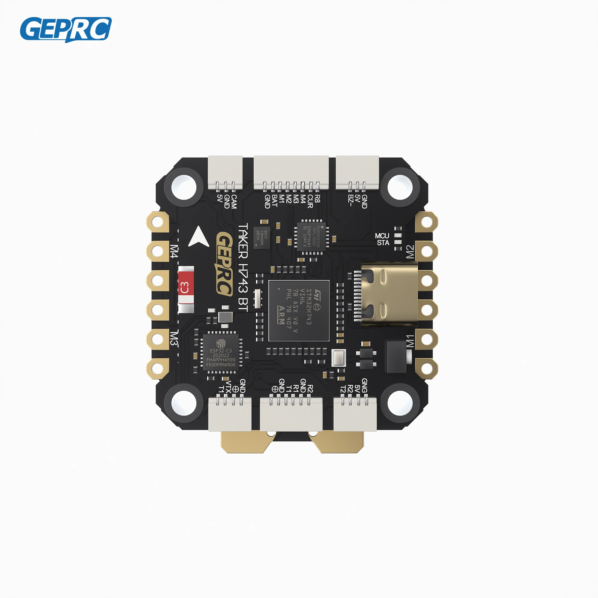 GEPRC TAKER H743 BT 32Bit 50A Stack GEP-BL32 50A 96K 4IN1 ESC Dual Gyro Daten Analyse Rekord Flug Barometer Racing FPV Drone