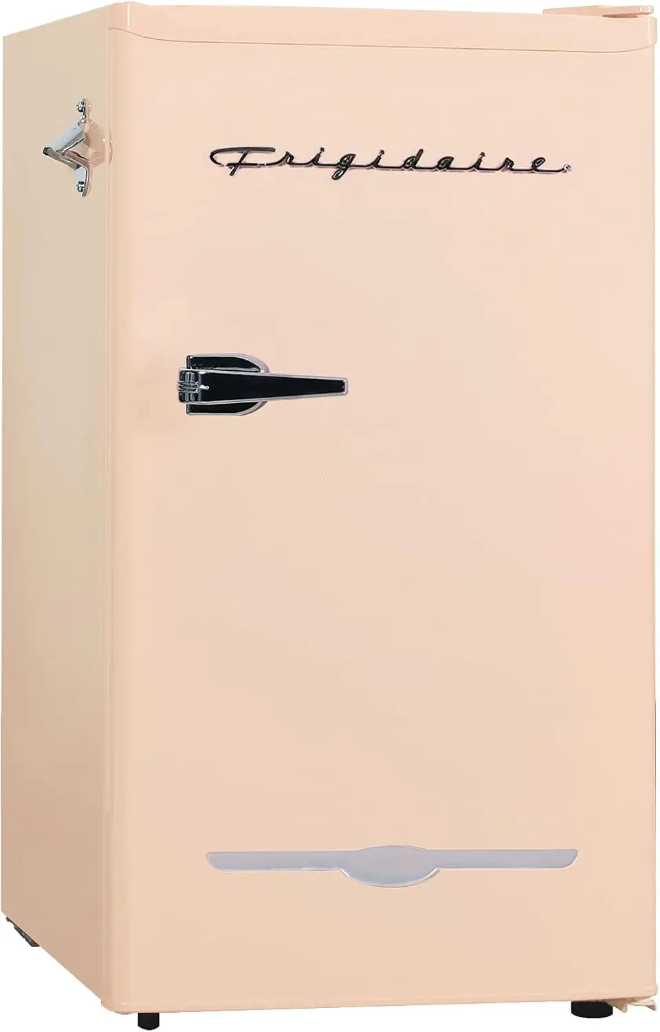 Retro Compact Fridge with Chiller, 3.2 cu ft Countertop Fridge with Built-In Bottle Opener, Compact Refrigerator for