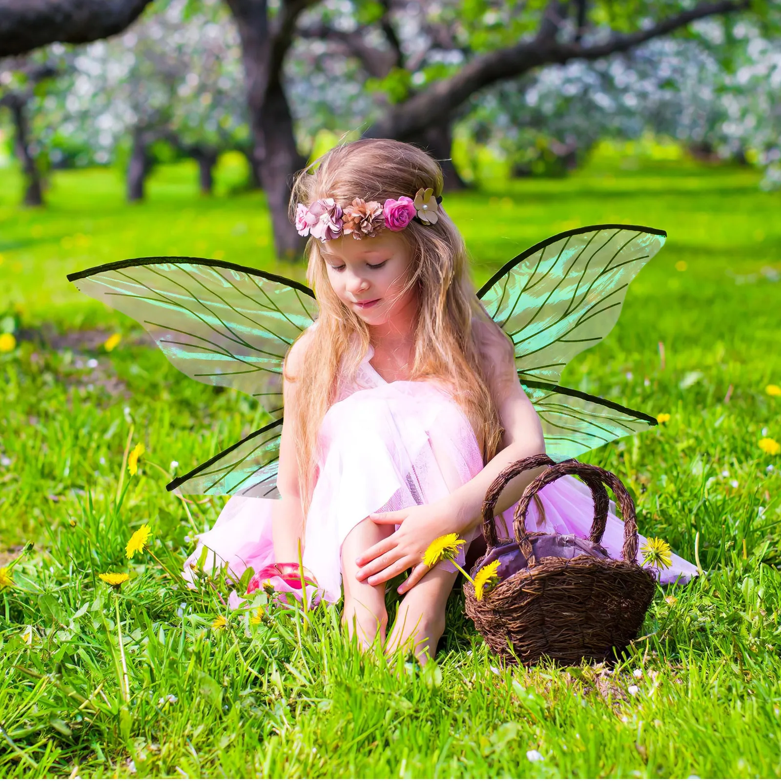 1 Uds. Decoración de Cosplay de hadas para fiesta de Festival, escenario de Carnaval para Cosplay, disfraz para niños, accesorio de ala de insecto para chico