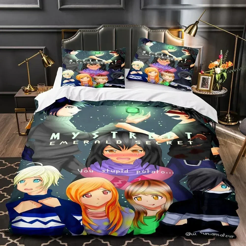 

Aphmau Jessica Bravura Printed Bed Set Duvet Cover Pillowcase Bedding Set Bed Linen Sheet Quilt Cover Full Queen King Size