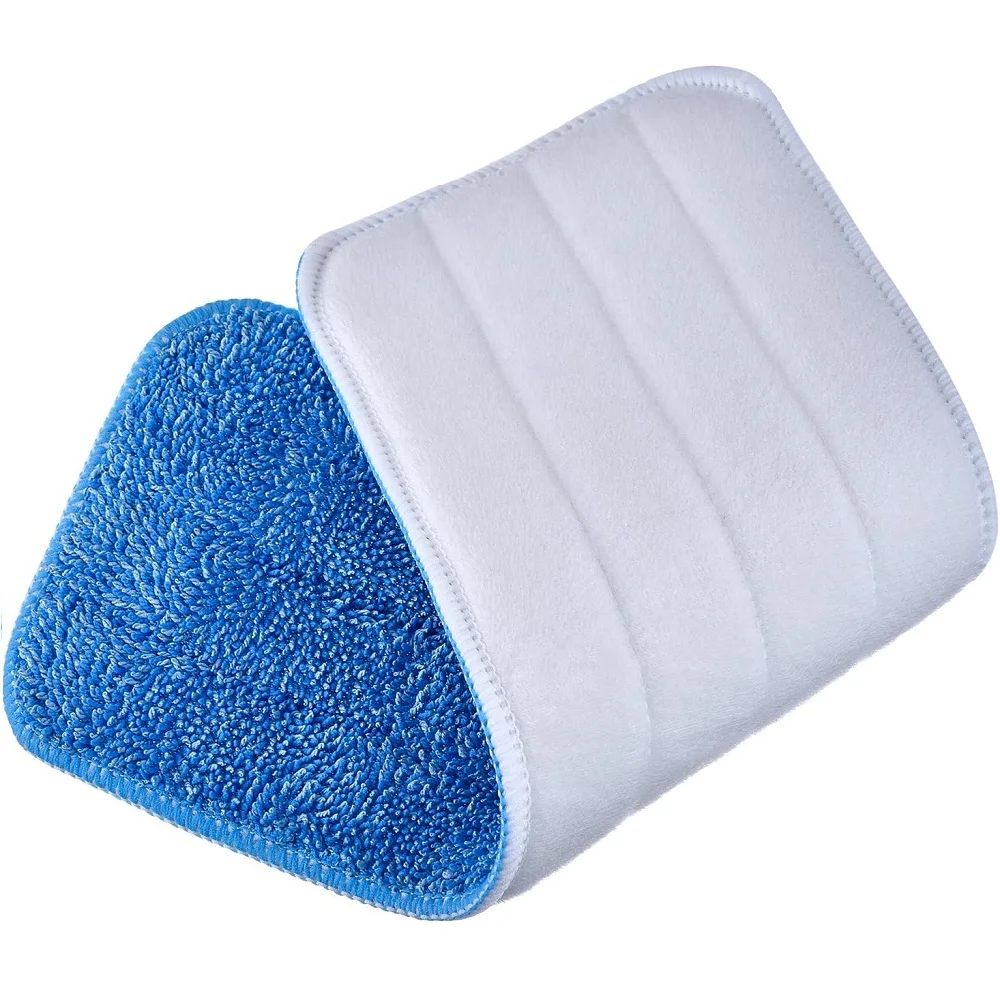 Mop Pads Head Replacement Spray Pads Microfiber Cleaning Pads for Wet Dry Mops Flat Replacement Heads for Floor Cleaning