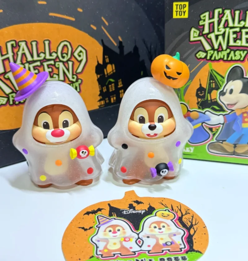 

Disney Хэллоуин серии стежка милые настольные украшения слепая коробка подарок TOPTOY Волшебная ночь Коллекционная игрушка модная слепая коробка