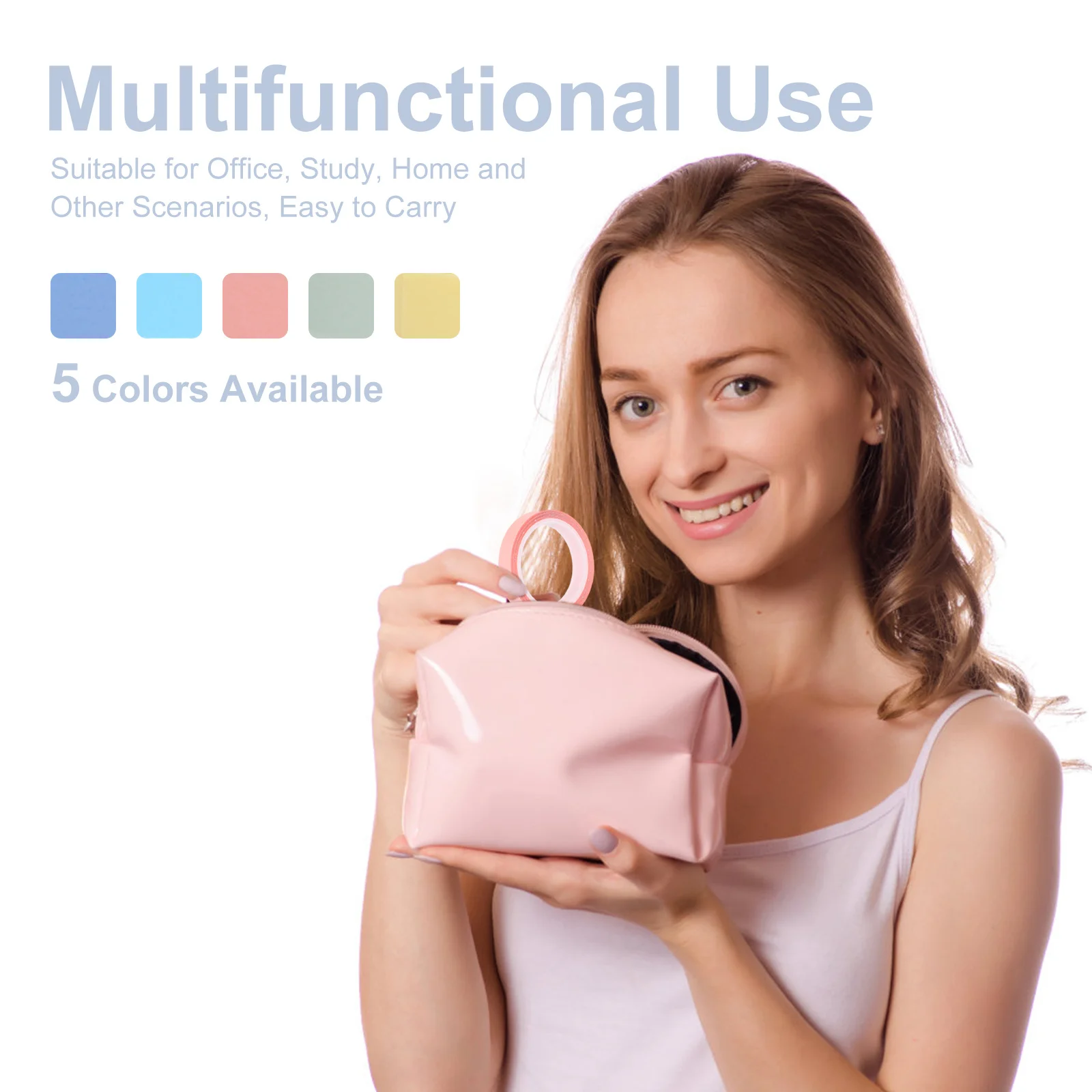 10 rollen transparante beschrijfbare tape, doorzichtige lijm, verwijderbare indextabbladen, schoolbenodigdheden, kantoorannotatie, plakband