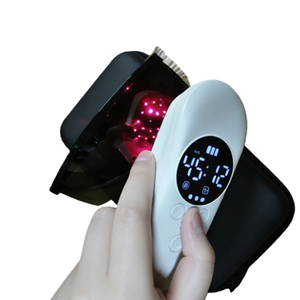 Professional Therapeutic Laser HLKGO 808nm 650nm 880mW for Pain Relief Cold Physiotherapy Massager
