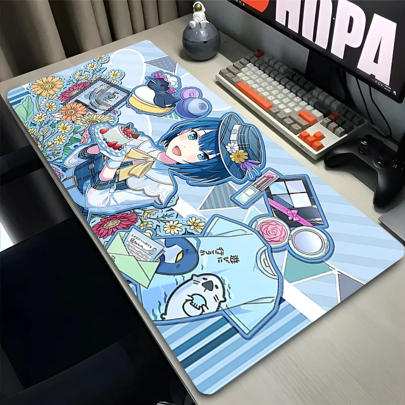 Mouse Pad PC Non Slip Rubber HD Mousepad Laptop Gamer Cabinet Keyboard Pad Office Computer Gaming P-project Sekai Desk Mouse Mat
