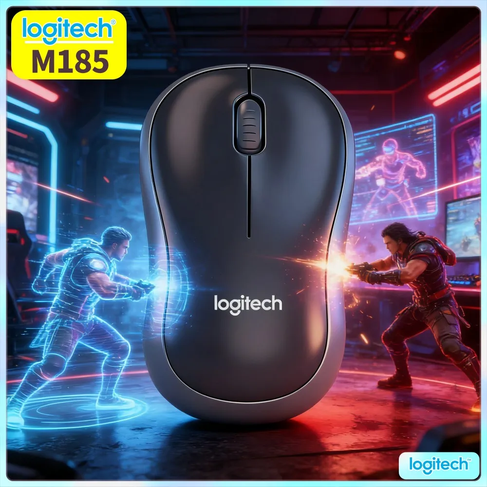 Logitech M185 Freelancer Second Hardware Mouse Wireless Sturdy Compact Spare For Secondary Computer