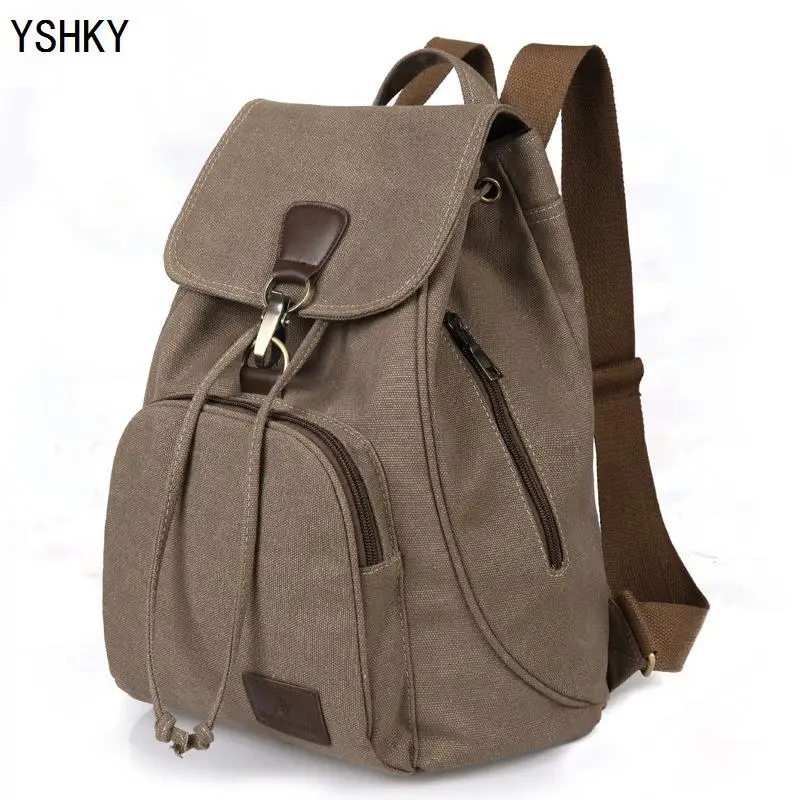 New backpack rucksack  backpack large capacity casual ladies travel backpack Vintage outdoor canvas fashion backpack