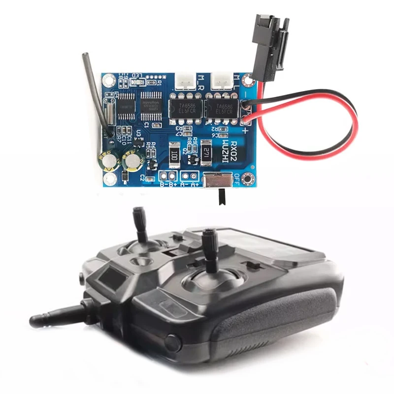 Trasmettitore Ricevitore 2.4G 6CH Per Auto, Carri E Barche RC – Distanza 50m