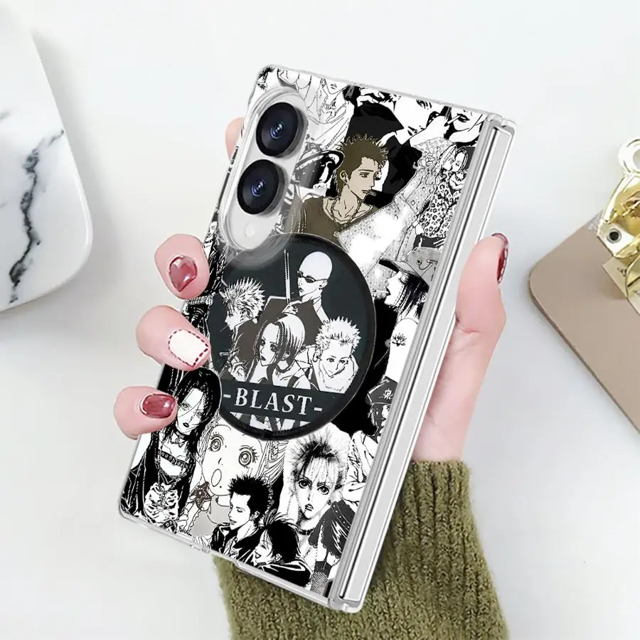 Anime Cool Nana Osaki Line Phone Cover Case for Samsung Galaxy Z Fold 8 PC Hard Luxury ZFold8 ZFold 8