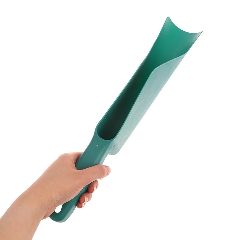 Szufelka do czyszczenia odpływów rynien Plastikowy ergonomiczny uchwyt Narzędzie ogrodowe Wielofunkcyjne szerokie usta Opadłe liście Domowe antypoślizgowe przenośne