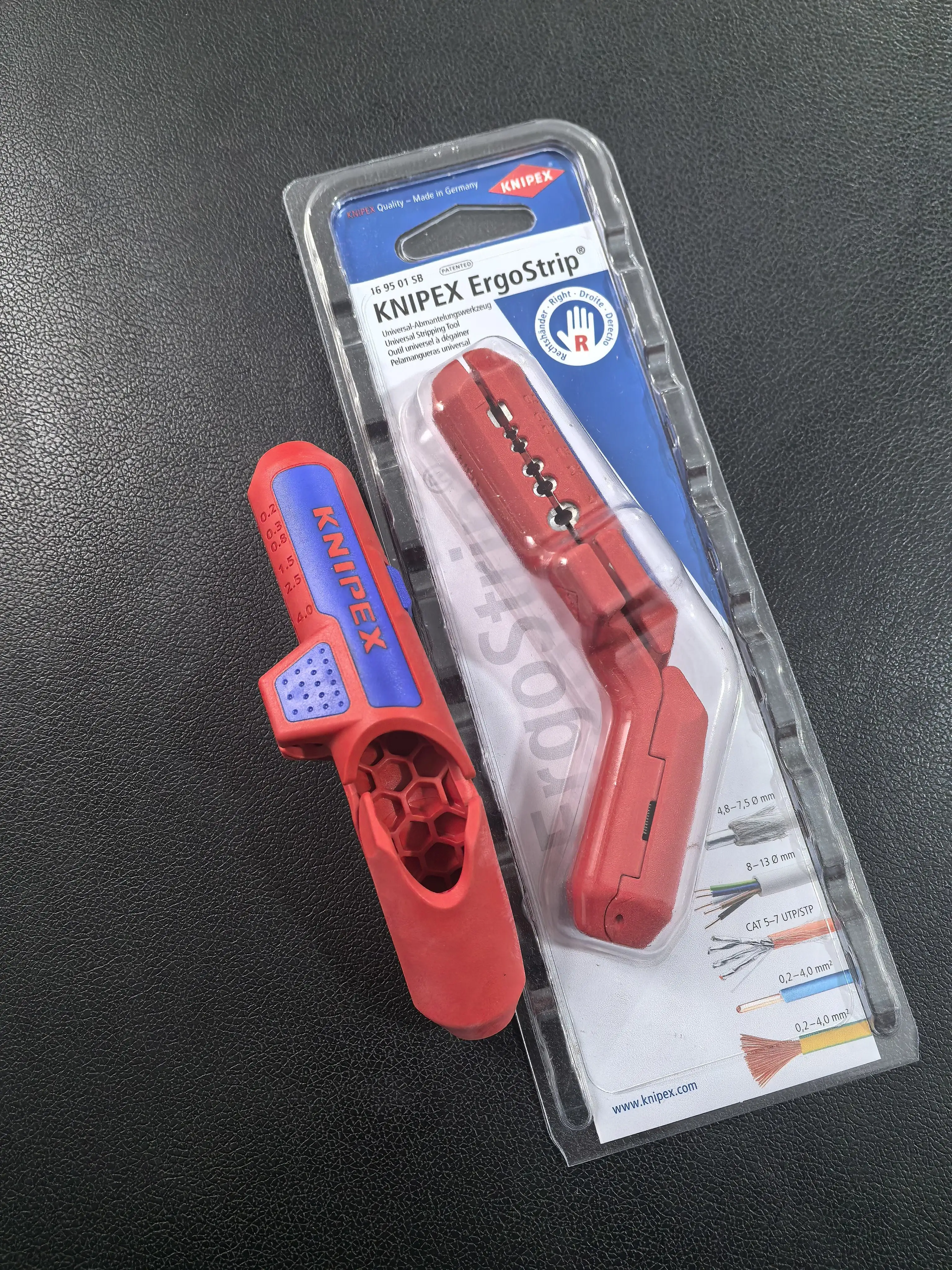 KNIPEX 169501 Pengupas Kabel U - Power Tools Germany ulasan dan harga