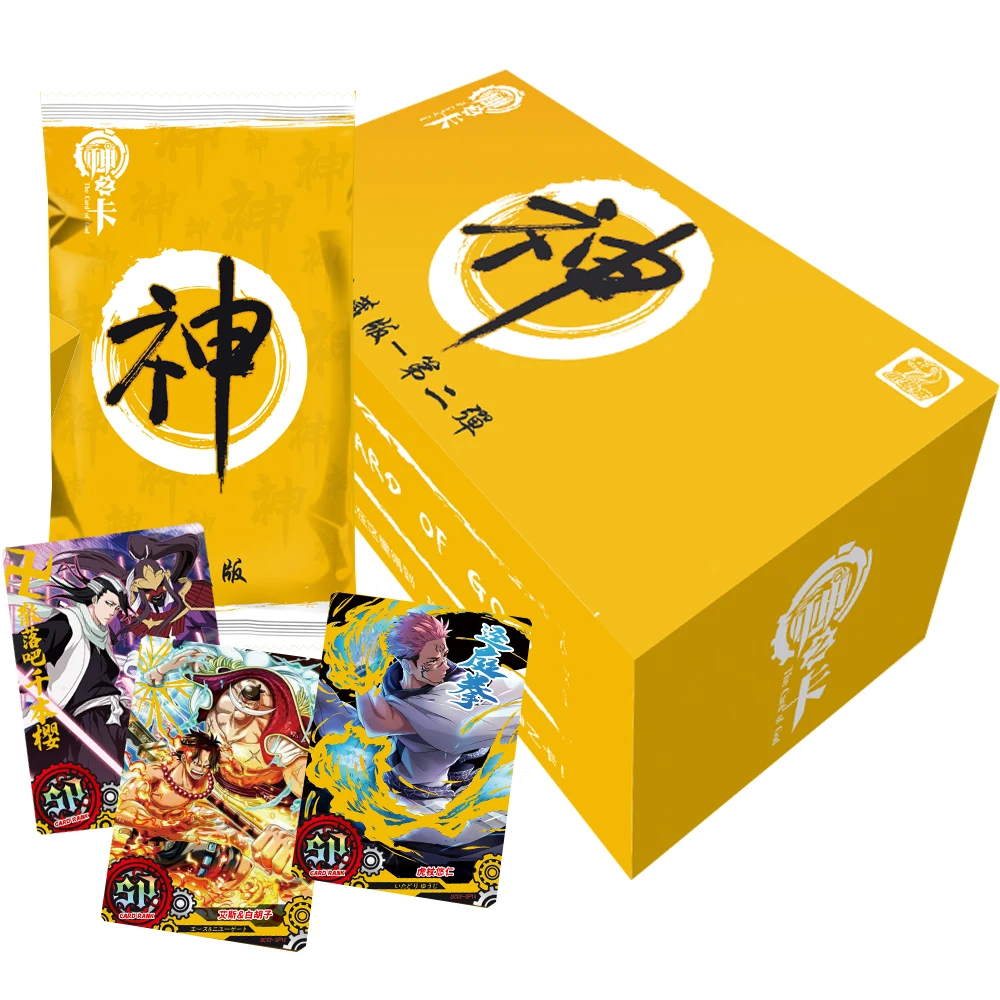 

Wholesale The Card of God Collection Cards for Children Japanese Anime Character Game Limited Diamond Flash Cards Creative Gift