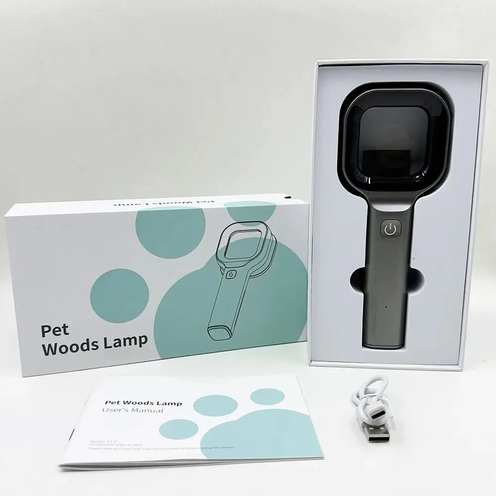 Pet Supplies Wood\'s Lamp USB Charging Handheld Filter Light Pet Skin Diagnosis Accessories Clinic