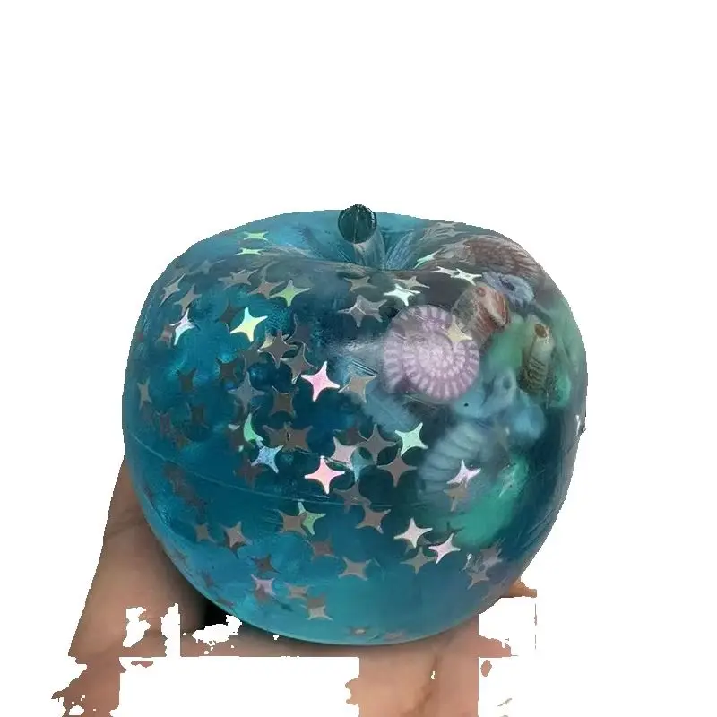 Squishy Ocean Apple Stressbälle für Erwachsene, Autismus-Sensorikspielzeug, Stress- und Angstlinderung, Fidget-Spielzeug, Maltose-Wasserbälle, Geschenke, Großpackung