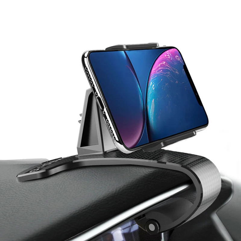 Car Phone Holder Universal Dashboard Mount Mobile Cell Phone Stand Adjustable GPS Navigation Bracket for iPhone Xiaomi Samsung