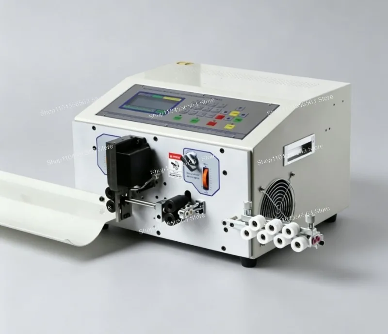SWT508-SDB Touch Screen Automatic Wire Stripping Machine – 0.1-4.5mm²/AWG10-28, Computer Control Cutter Peeler