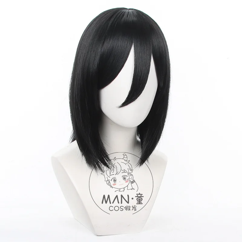 هجوم على تيتان ميكاسا أكرمان شعر مستعار تأثيري الشعر القصير محاكاة فروة الرأس هدية عيد الهالوين