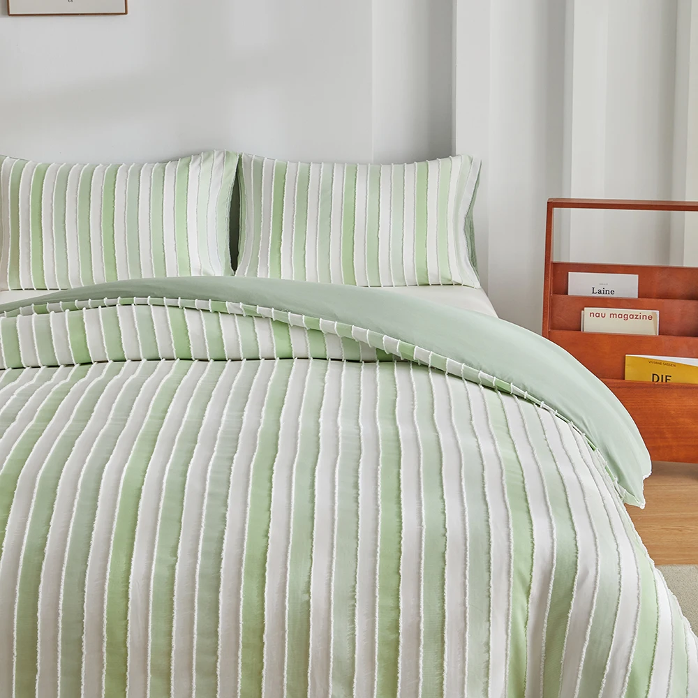 Duvet Cover Bedding Set Single Double Queen King Size 135x200 Germany Quilt Cover 155x220 Stripe Bed Linen 240x220 200x200 80x80