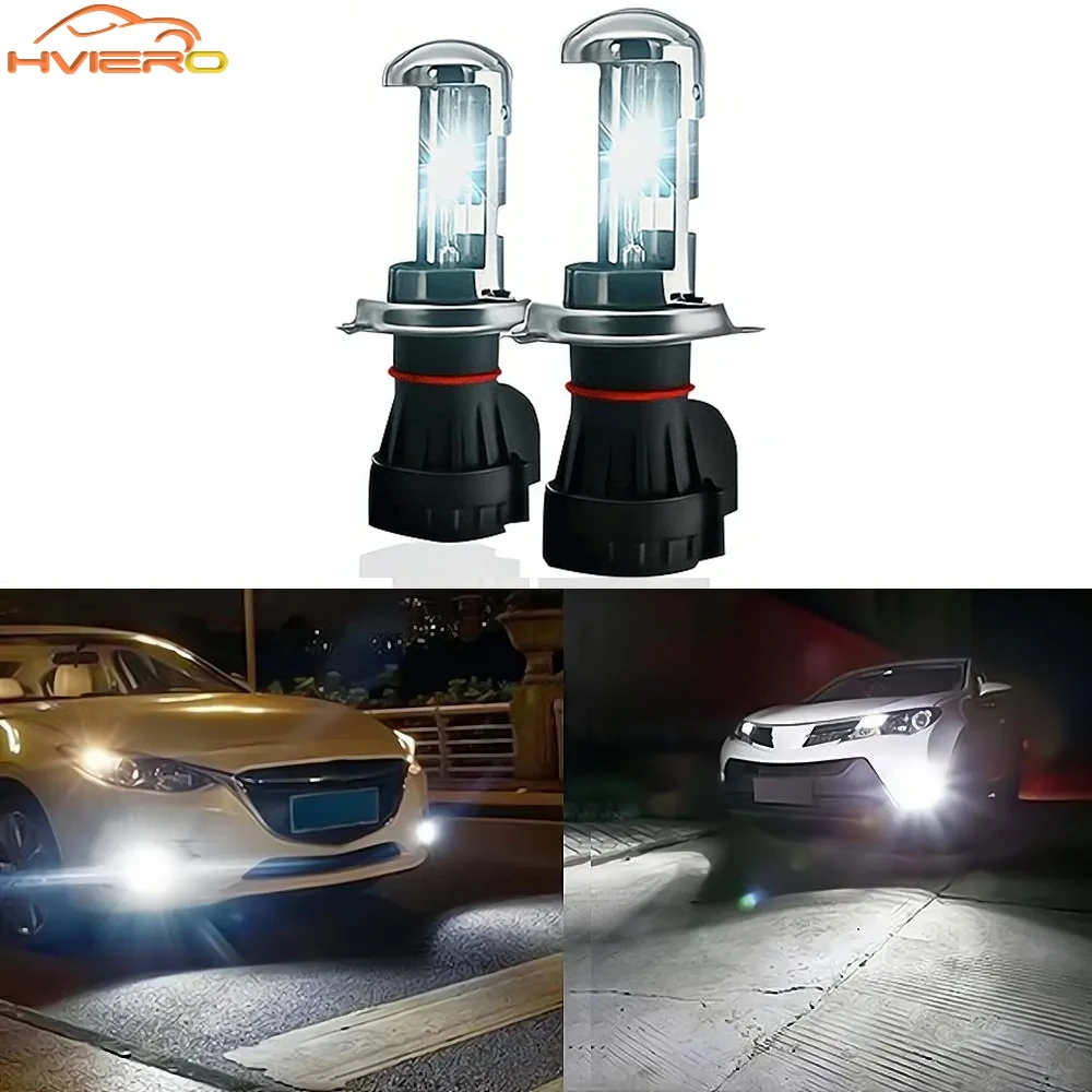 

2pcs H4 Car Headlights Bulb Xenon 12V 360 Degrees fog Lamp 6000k super bright Brake daytime running Light Waterproof Universal