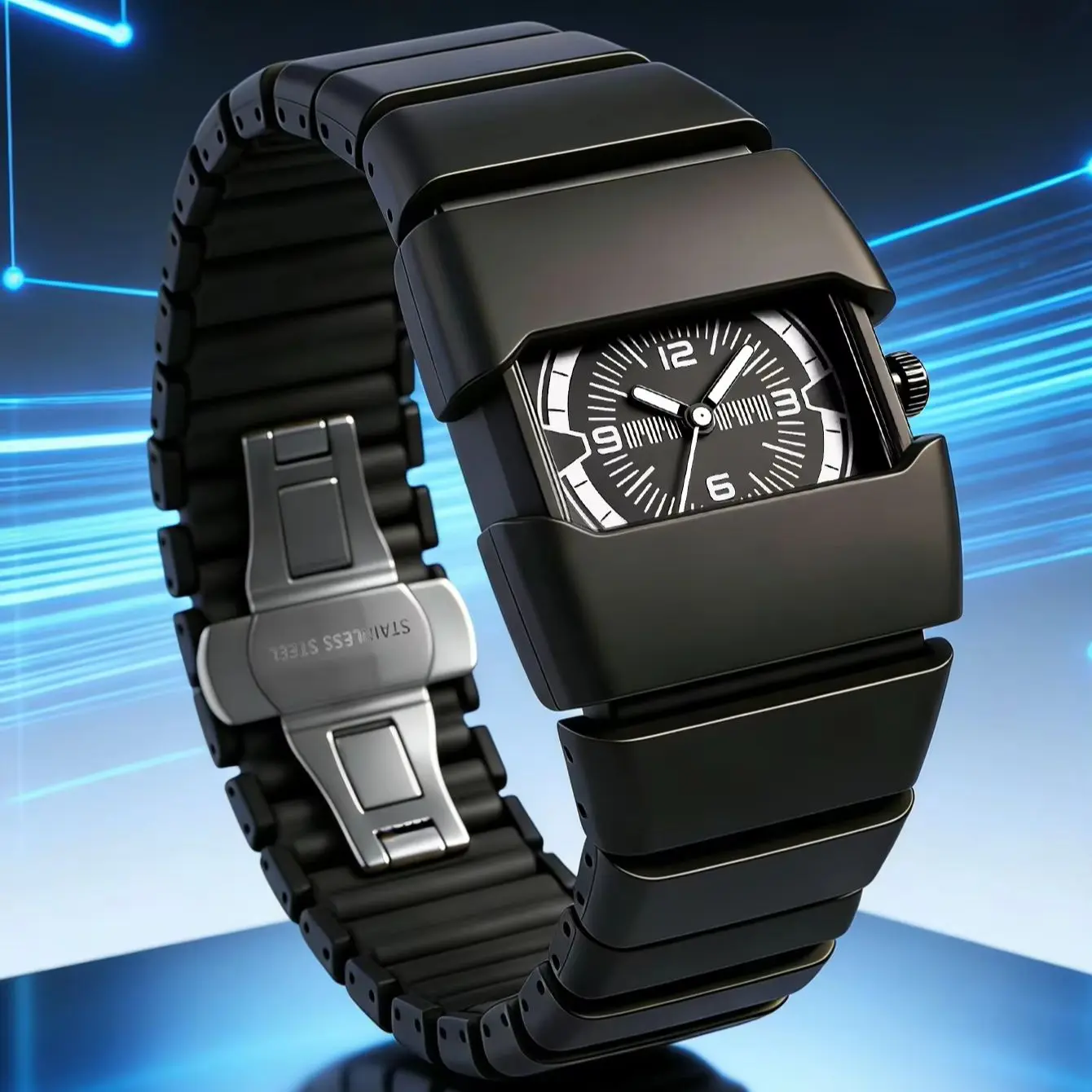 TOMI Fashion Men's Digital Watch Casual Wristwatch Minimalist Electronic Watch Daily Party Gift