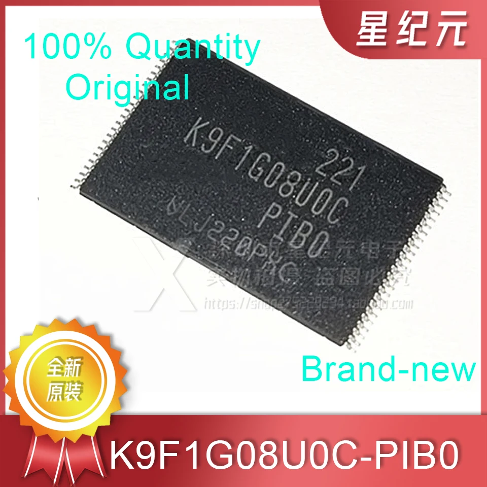 [IN STOCK]1 Piece  K9F1G08U0C-PIB0 K9F1G08U0C 128m x 8bit NAND Flash Memory Flash IC Chip