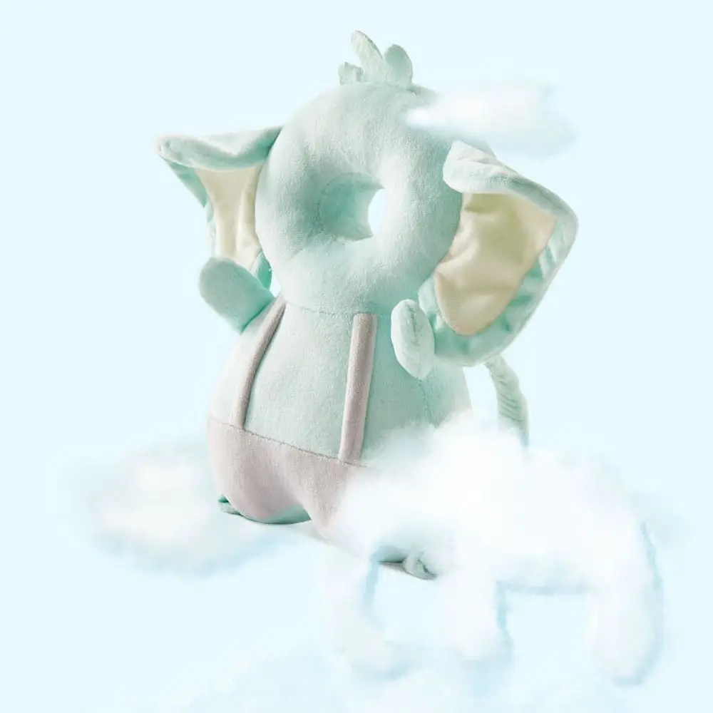 Katoenen hoofdbeschermingskussen voor baby's Verminder valschokken Verstel riem Peuters Rugzakkussen Zacht veiligheidsrugkussen Peuters