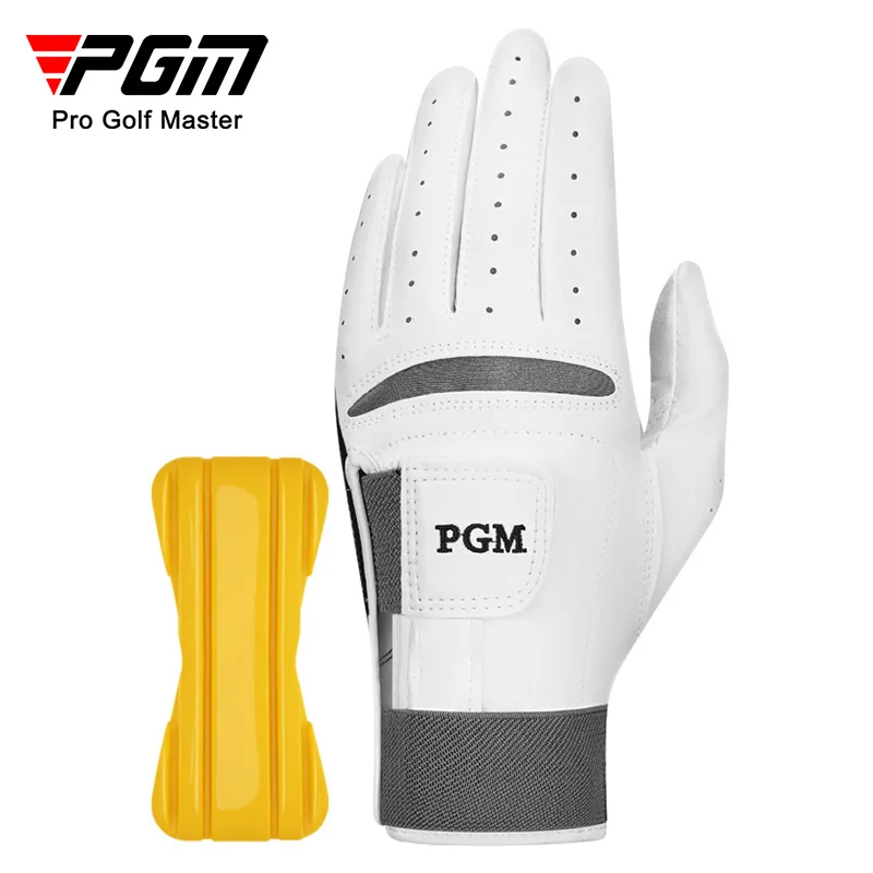 

PGM Golf Gloves Men's Corrective Backswing Posture Golf Trainer Double Bandage Fixed Sheepskin Non-slip Breathable Gloves