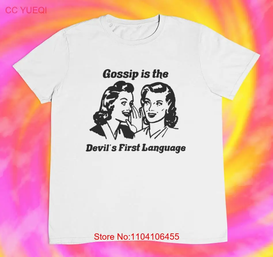 

Футболка Gossip Devils First Language | y2k | эстетика | ретро | винтаж