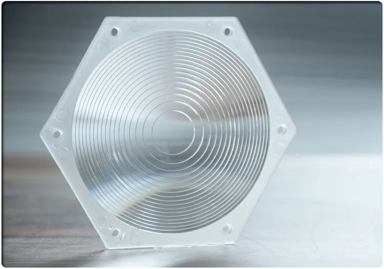 Imagem -03 - Fresnel Lens Hexagon Rodada Spotlight para Lâmpada de Palco Lentes Roscadas Lupa Diâmetro 85 mm