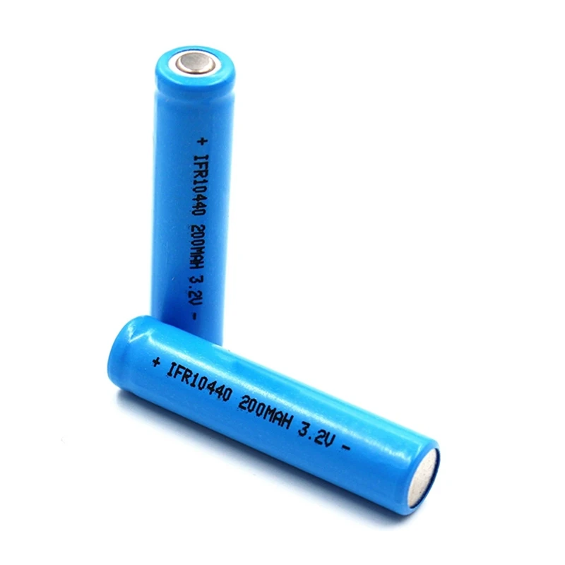 2pcs/lot 3.2V Lithium Iron Phosphate Charging Battery 10440 AAA 500mah