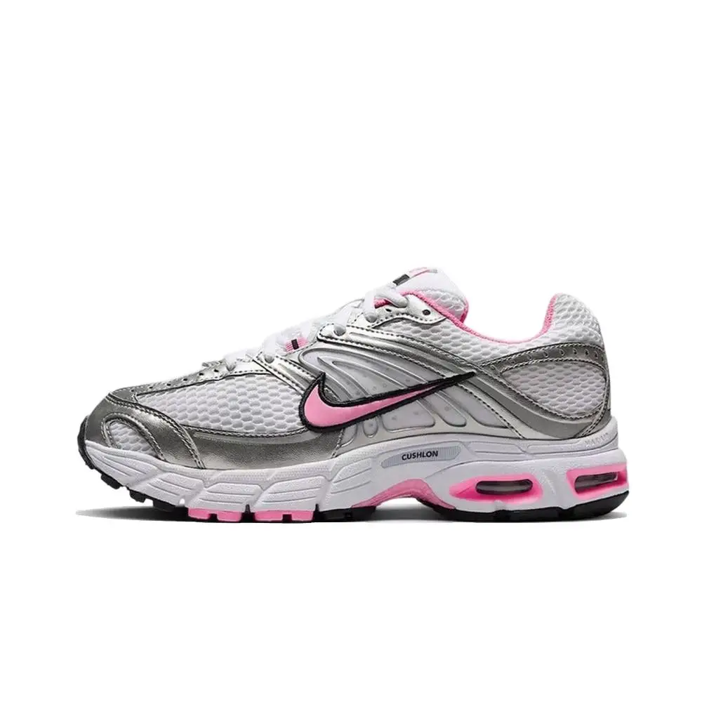Nike Air Max Moto2K: Versatile, Comfortable, and Durable Low-Top Running Shoes for Women – Silver and Pink HQ2056-101