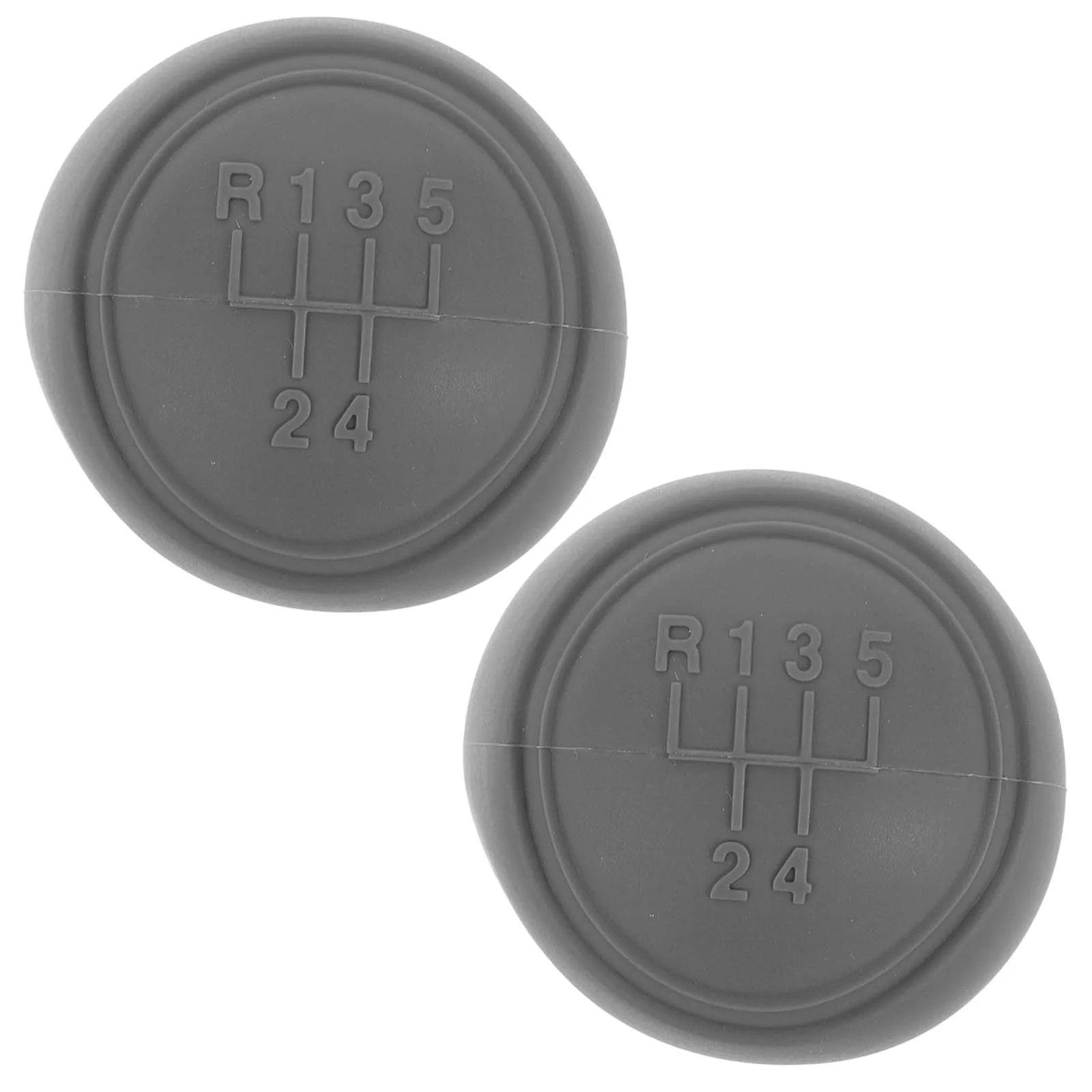 

2Pcs Red Gear Shift Knob Protector Anti Scratch Easy Install Universal Fit Manual Cars Stylish Interior Accessory