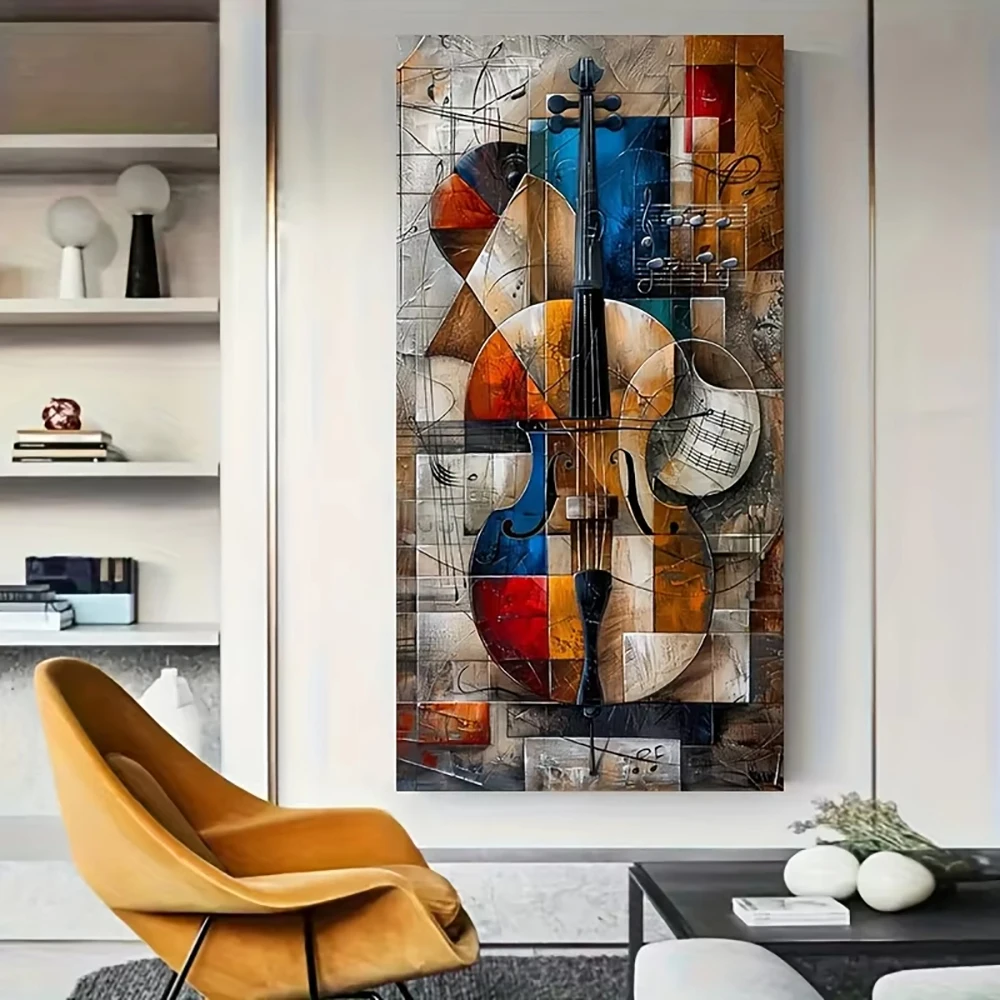 Moderne abstracte cello poster - Picture Of Musical Instrument recensie en prijs