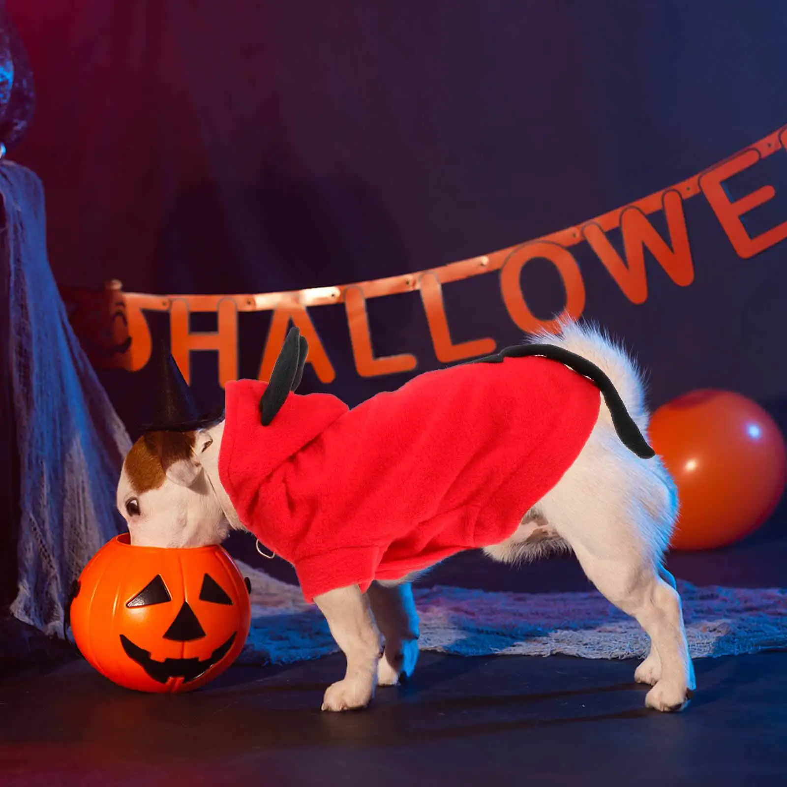 

Pet Transformation Outfit Halloween Costume Dogs Chihuaua Small Clothes Dress Coat Costumes Jacket with Hat Puppy