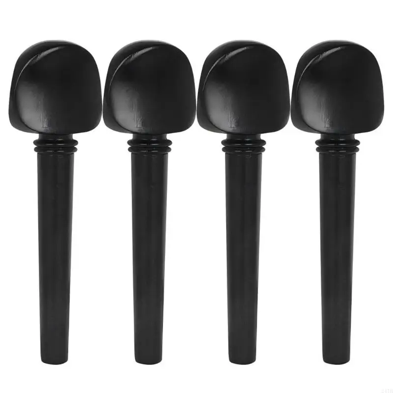 Ebony Cello Pegs Not Drilling Required Enhancing Playability Texture for Easy Tuning on Different Cello Types