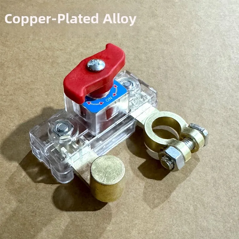 12V 24V Car Battery Disconnect Switch Isolator Power Cut Off for Vehicles Including Trucks RVs Buses Ships Trailers