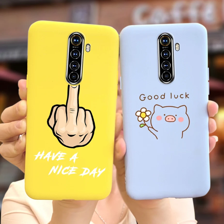 For Oppo Realme X2 Pro Case Stylish Painted Cover Soft Silicone Phone Case For Realme X 2 Pro RealmeX2 Pro RMX1931 Fundas Bumper