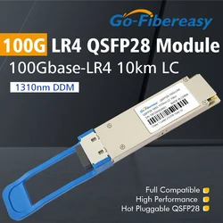 QSFP 100G LR4 10km Transceiver Module 1310nm Duplex LC Fiber Optical Module For Huawei Cisco Juniper Mikrotik...Ethernet Switch