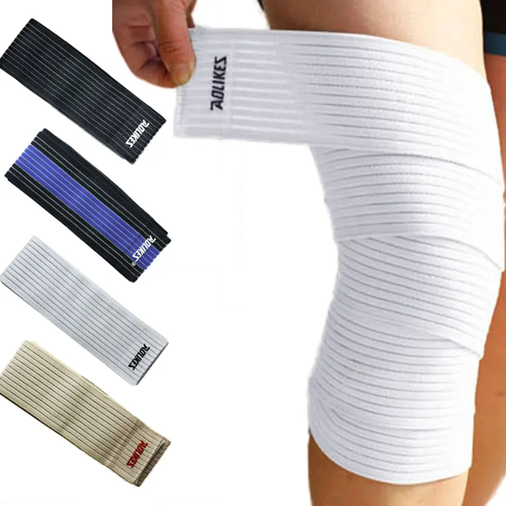 Knee Elbow Wrist Ankle Bondage Cuff Support Wrap Sport Bandage Compression Strap Belt Fitness Brace Tape Elastic Bands