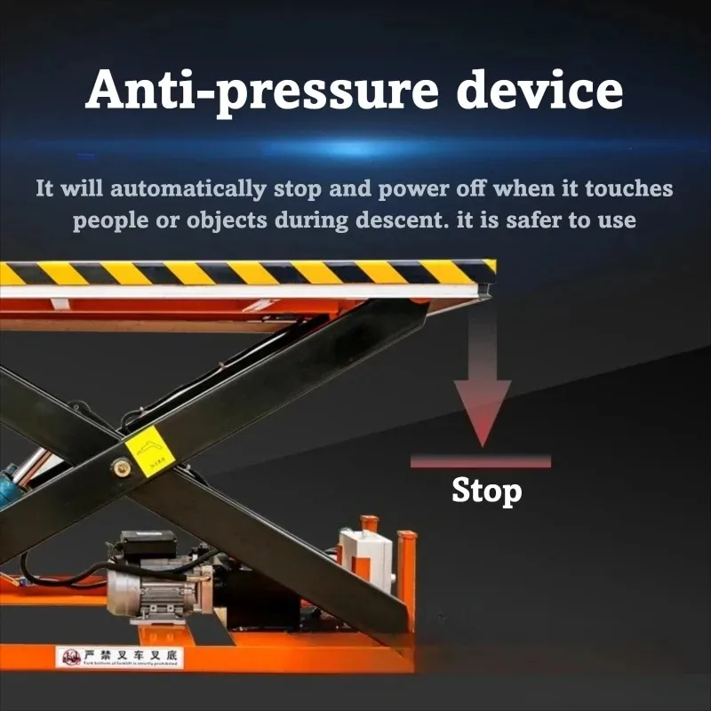 سعر FOB منصة الرفع المقصية الثابتة نظام الرفع الهيدروليكي الكهربائي لعمليات قاعدة تحميل مستودع المصنع