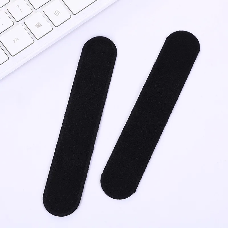 10PCS Flannelette Crystal Pen Bag Flocking Pen Bag Square Rounded Corner Pen Bag