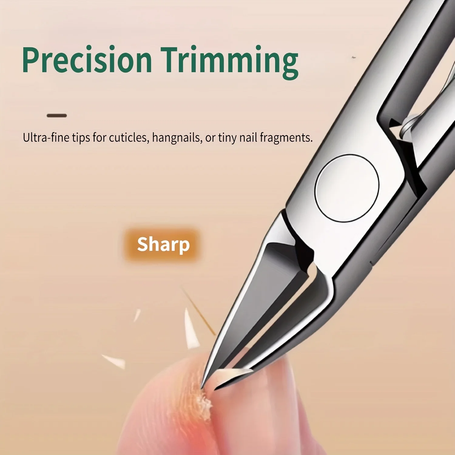 

Профессиональный набор для педикюра, 4 шт., прямые кусачки для кутикулы из нержавеющей стали, набор кусачек для ногтей, пинцет, очиститель для ногтей, маникюр, педикюр