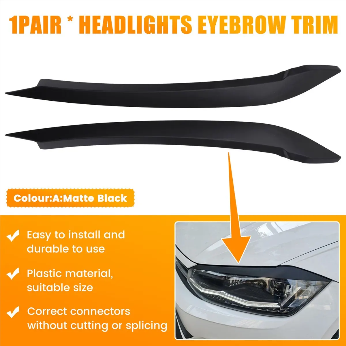 mega-sale-car-headlight-eyebrow-molding-trim-sticker-for-vw-polo-2019-2022-lamp-eyelids-decorative-strips-lid-covera