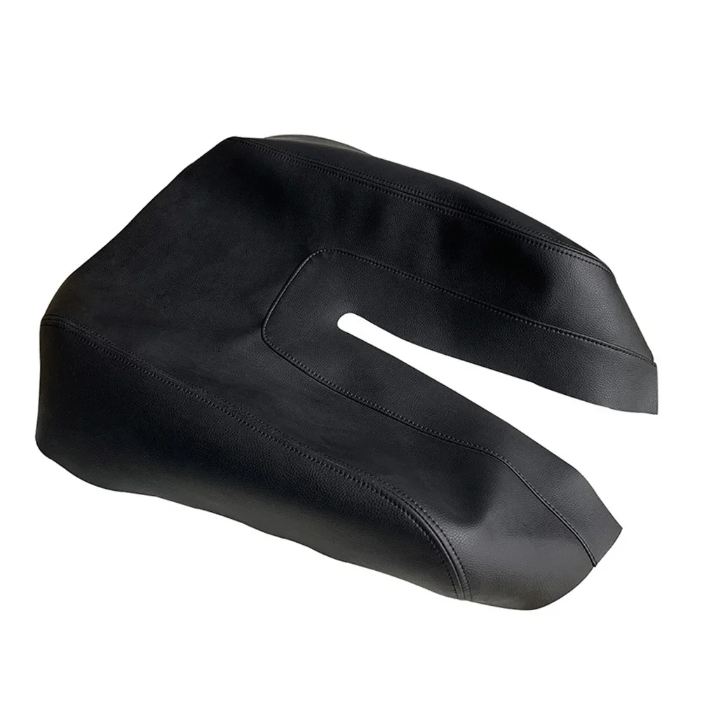 

Черная крышка подлокотника центральной консоли, совместимая с Toyota For Tundra 2014 2021, изготовленная из искусственной кожи из микрофибры