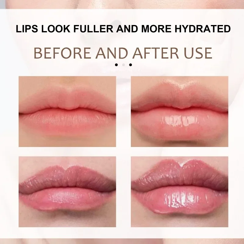 Maquillaje de brillo labial transparente, maquillaje hidratante, Reduce la línea de los labios, ilumina, mejora los labios, aceite de labios regordetes, cosméticos