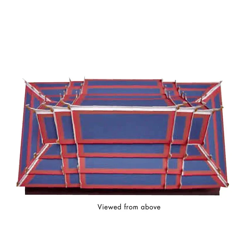 Thailand Tempel des Smaragdes 3D-Papiermodellhaus Papercraft DIY Kunst Origami Gebäude Teenager Erwachsene handgemachtes Bastelspielzeug QD-194